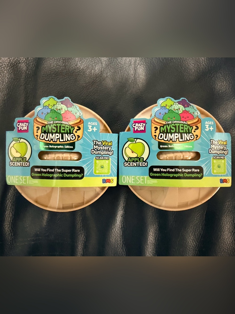 2 RMS Original Mystery Dumplings Apple Scented Green Holographic edition